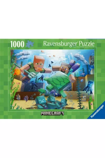 Puzzle 1000 el. Minecraft Mozaika Ravensburger