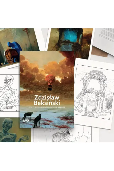 Zdzis�aw Beksi�ski. Zeszyt do kolorowania - Edyta Niemiec-Szywa�a