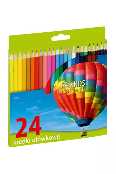 Grand Kredki o��wkowe sze�ciok�tne 24 szt.