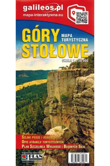 G�ry Sto�owe. Mapa turystyczna w skali 1:30 000