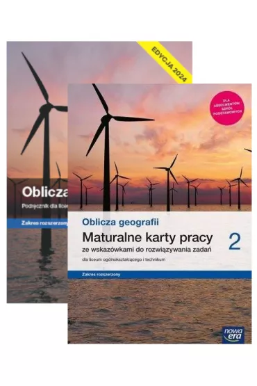 Pakiet Oblicza geografii 2. Podr�cznik i maturalne karty pracy dla liceum og�lnokszta�c�cego i technikum. Zakres rozszerzony. Szko�y ponadpodstawowe. Edycja 2024 - Ewa Jaworska, Tomasz Rachwa�, Violetta Feliniak, Bogus�awa  Marczewska, Sebastian  Ropel, Wioletta  Kilar