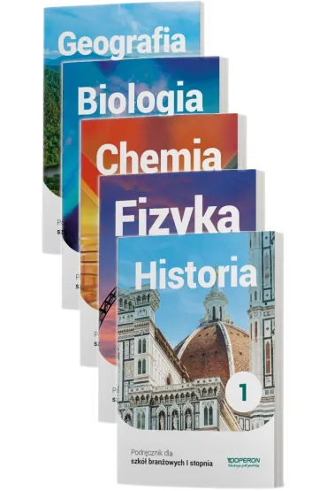 Geografia, Biologia, Chemia, Fizyka, Historia 1. Podr�czniki dla klasy 1 szko�y bran�owej I stopnia - Artur Sikorski, Beata Jakubik, Grzegorz Korna�, Janusz Ustrzycki, Miros�aw Ustrzycki, Renata Szyma�ska, S�awomir Kurek
