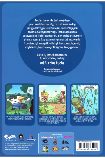 Komiksy paragrafowe Listonosz ��dny przyg�d. Bocian Lucek - Kali-