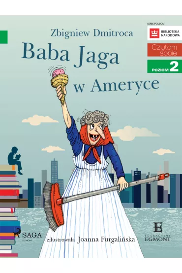 eBook Baba Jaga w Ameryce. Czytam sobie. Poziom 2 mobi epub - Zbigniew Dmitroca