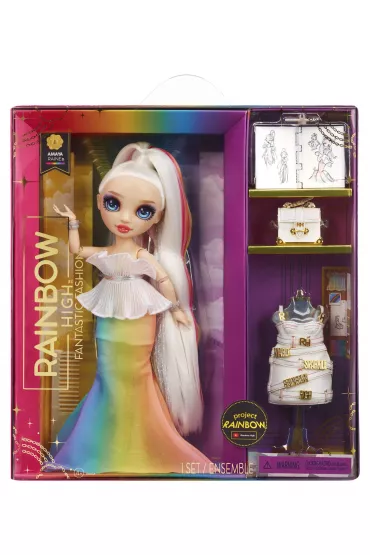 MGA Rainbow High Fantastic Fashion Lalka Amaya Raine - Rainbow 594154 Mga Entertainment