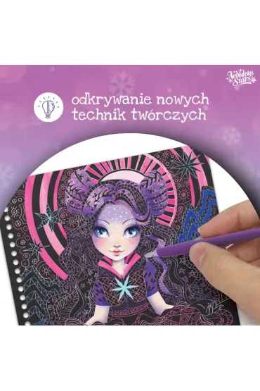 Zdrapywanki dla dzieci - rysiki M Petulia Nebulous Stars