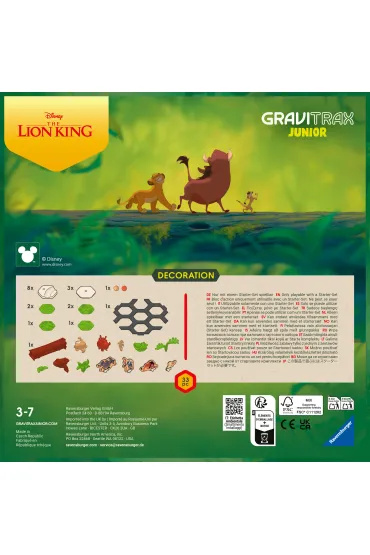 Gravitrax Junior - Zestaw uzupe�niaj�cy Kr�l Lew Ravensburger