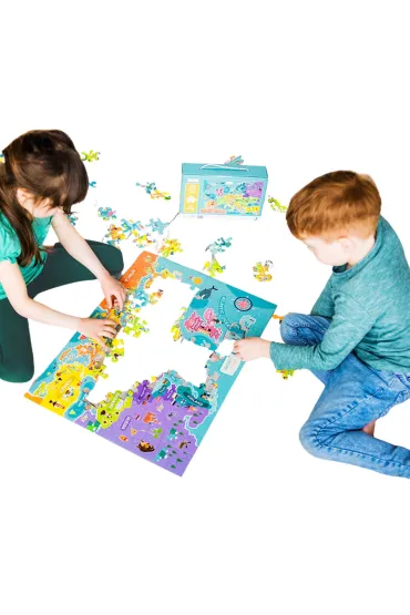 Puzzle 100 el. Mapa Europy Dodo