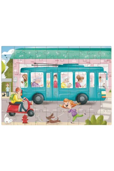 Puzzle 60 el. In a trolleybus Dodo