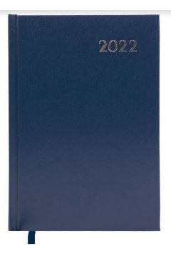 Easy Stationery Kalendarz ksikowy 2022 A5 niebieski EASY