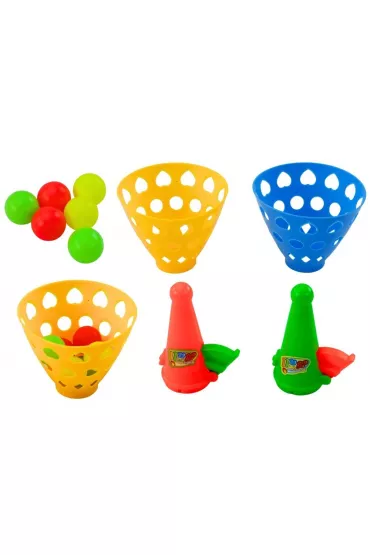 �apacz wyrzutnia gra zr�czno�ciowa MIX LeanToys