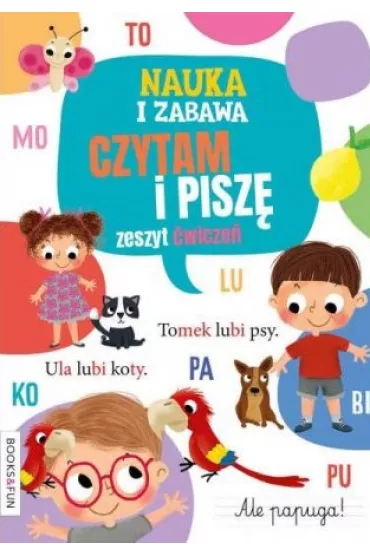 Nauka i zabawa wyrazy nauka czytania i pisania