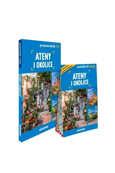 Ateny i okolice light: przewodnik + mapa - Piotr Jab�o�ski