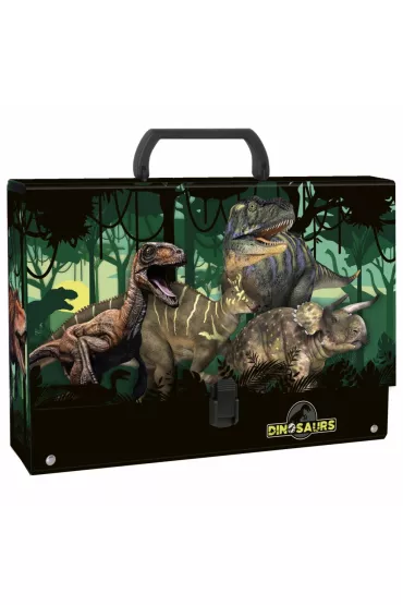 Derform Teczka z r�czk� gruba dinozaur 15