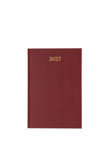 Terminarz 2027 dzienny B6 Divas bordowy