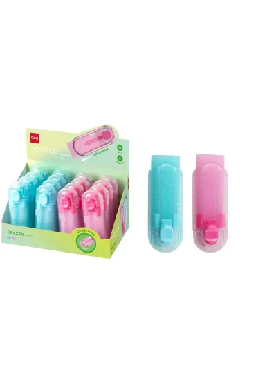 DELI gumka wysuwana seria Neon mix
