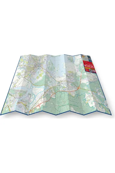 Szczecin �winouj�cie Police  foliowany plan miasta 1:22 000