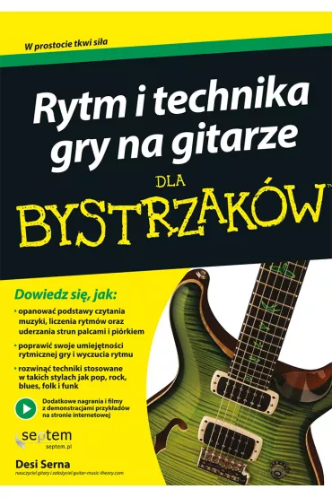 eBook Rytm i technika gry na gitarze dla bystrzak�w pdf mobi epub - Serna Desi