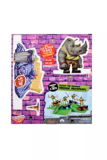 Wojownicze wie Ninja Skatepark Raphael, figurka Playmates