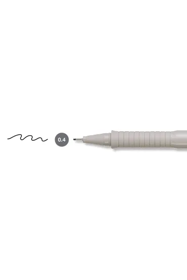 Faber-Castell Cienkopis Ecco Pigment czarny 0.4mm
