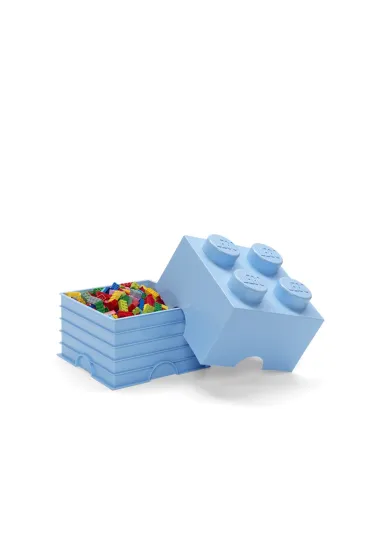 Pojemnik klocek LEGO Brick 4 Jasnoniebieski
