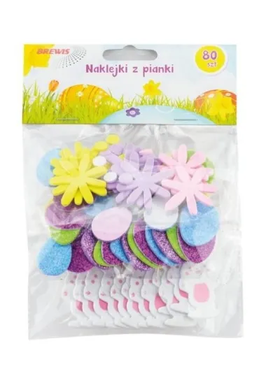 Brewis Naklejki z pianki (80szt.) PVE 03