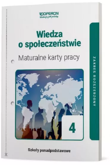 Wiedza o spo�ecze�stwie. Zakres rozszerzony. Maturalne karty pracy - Iwona Walendziak, Miko�aj Walczyk