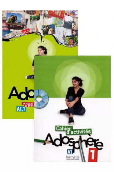 Adosphere 1. Podr�cznik i zeszyt �wicze� do j�zyka francuskiego + CD - Celine Himber, Marie-Laure Poletti