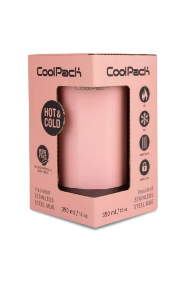 Patio Kubek termiczny Coolpack Coffee Mug Tom Powder Pink 350 ml
