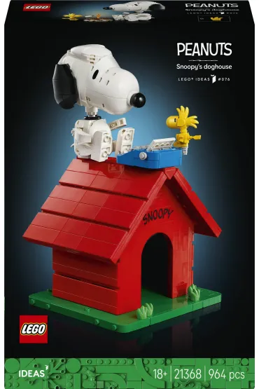LEGO Ideas Fistaszki: Buda Snoopy`ego 21368