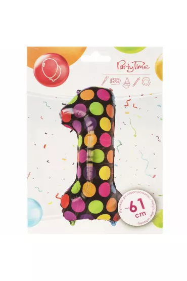 Arpex Balon stoj�cy 1 w kropki 61 cm