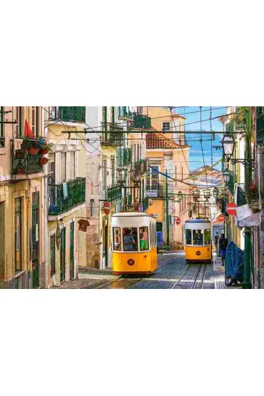 Puzzle 1000 el. Lizbona, Portugalia Castorland