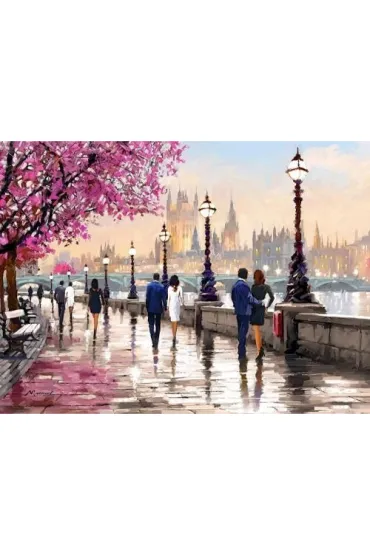 Puzzle 2000 el. Wzd�u� rzeki Castorland