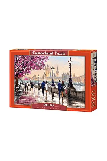 Puzzle 2000 el. Wzd�u� rzeki Castorland