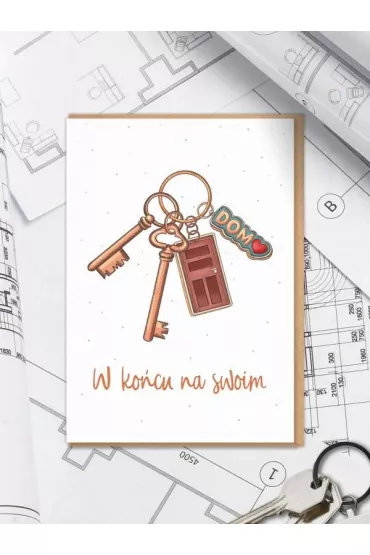 Nadwyraz.com Karnet Gratulacje - W ko�cu na swoim
