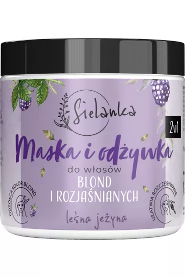 Sielanka Maska i od�ywka do w�os�w blond i rozja�nionych Le�na Je�yna 250 ml