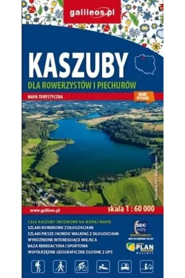 Kaszuby dla rowerzyst�w i piechur�w. Mapa turystyczna 1:60 000