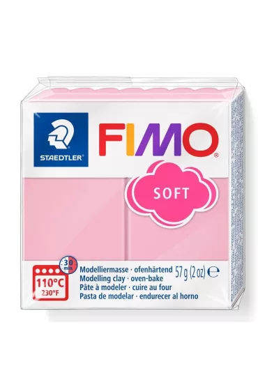 Staedtler Masa termoutwardzalna Fimo 57g r�owa truskawka