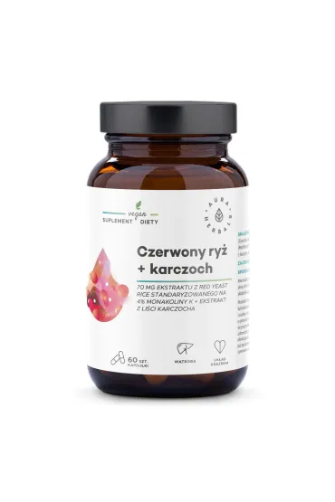 Aura Herbals Czerwony ry� + karczoch Suplement diety 60 kaps.