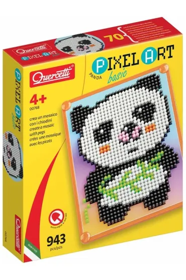 Mozaika Pixel Art basic Panda Quercetti