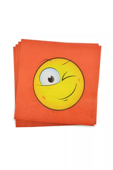 Serwetka papierowa 3warstwowa 33x33 Emotki op20szt ARPEXDC1377F