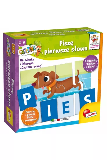 Pisz Pierwsze Sowa Gra Edukacyjna 3-6 Lat