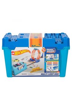 Zestaw Kasaderskie Ptle Hot Wheels Multi Loop Box Track Builder Mattel