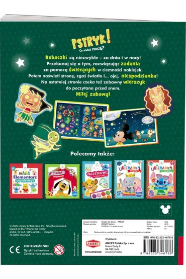 DISNEY MALUCH. PSTRYK  CO WIDA� NOC�