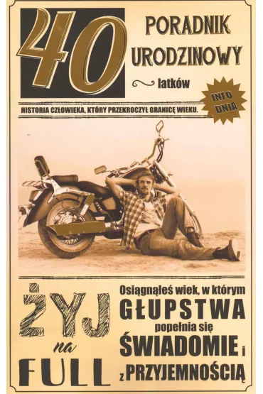 AbCard Kartka okoliczno�ciowa Urodziny 40 U10