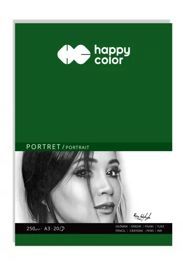 Happy Color Blok PORTRET, ART, A3, 250g, 20 arkuszy