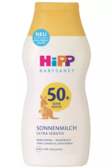 Hipp Babysanft Balsam ochronny na soce od 1. dnia ycia Ultra Sensitiv SPF50+ 200 ml