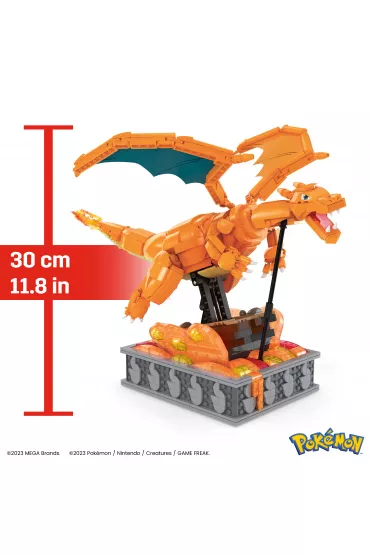 MEGA Pokemon Mechaniczny Charizard z ruchem Zestaw klockw HMW05
