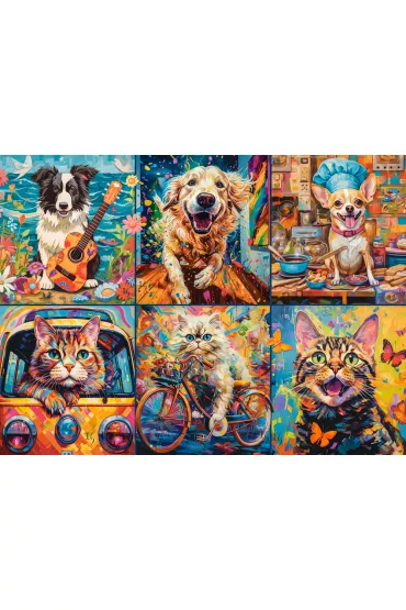 Puzzle 2000 el. Choose Your Pet Castorland