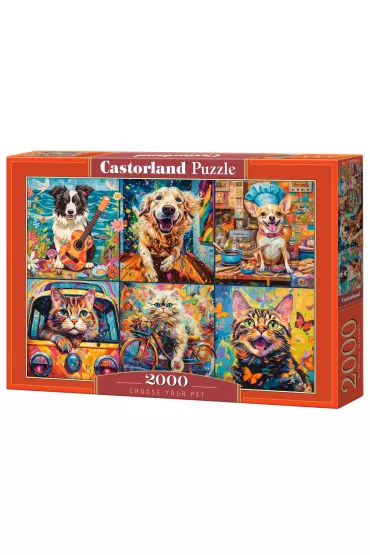 Puzzle 2000 el. Choose Your Pet Castorland